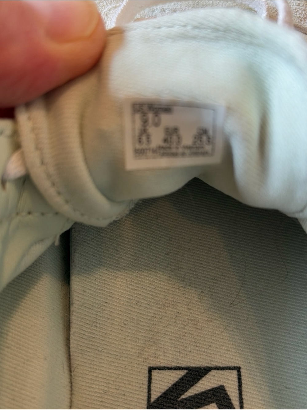 VANS Old Skool Low Top Lace Up Sneakers Light Green/ White Suede Women’s 9 Shoes - Picture 10 of 14